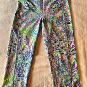 Lilly Pulitzer Luxletic Weekender Crop Woman’s L Leggings